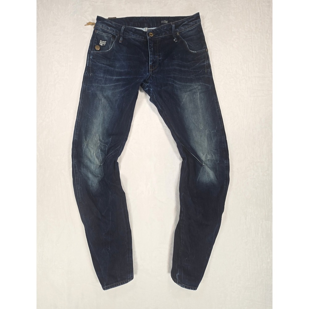 G-Star RAW Arc 3D Slim Jeans Mens 32x32 Indigo Blue Twisted Seam Denim